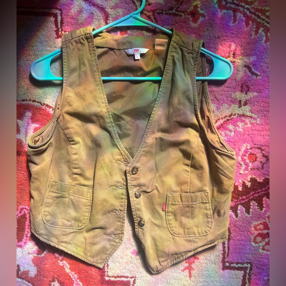 Levi's Khaki Green Vest